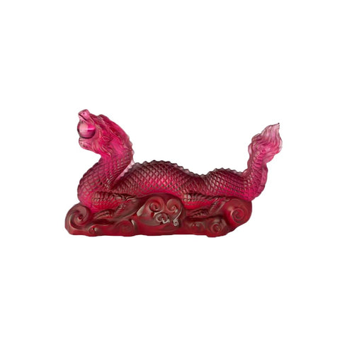 Red Tianlong Dragon Sculpture - 1
